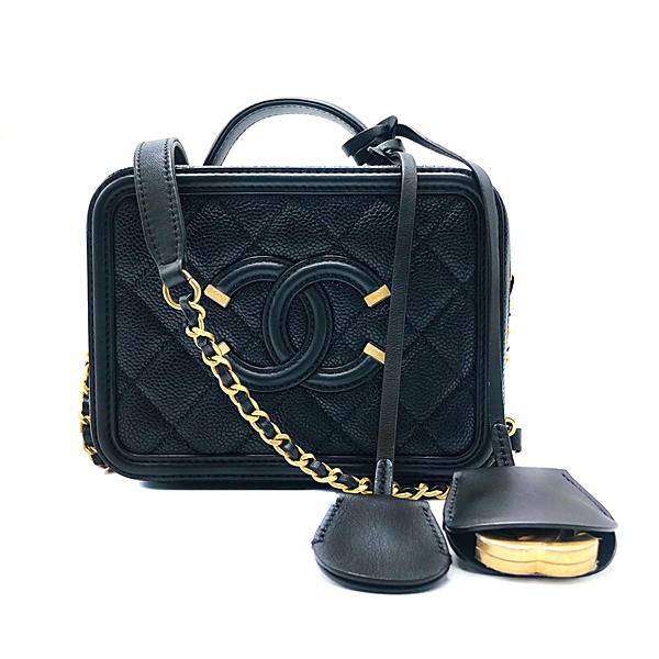 展示品缺保卡有購證 搭配金色金屬，絕佳質感 復古拉鍊化妝箱手提亦可斜背