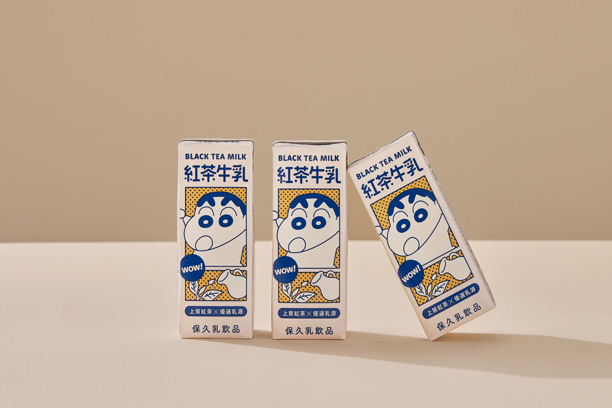 是蠟筆小新牛奶！7-11獨家開賣「蠟筆小新紅茶牛乳、咖啡牛乳」，還有露屁屁小新太萌！