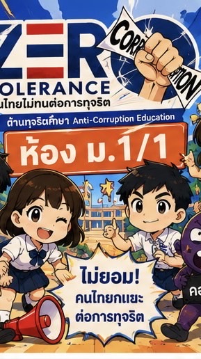 ต้านทุจริต ม.1/1