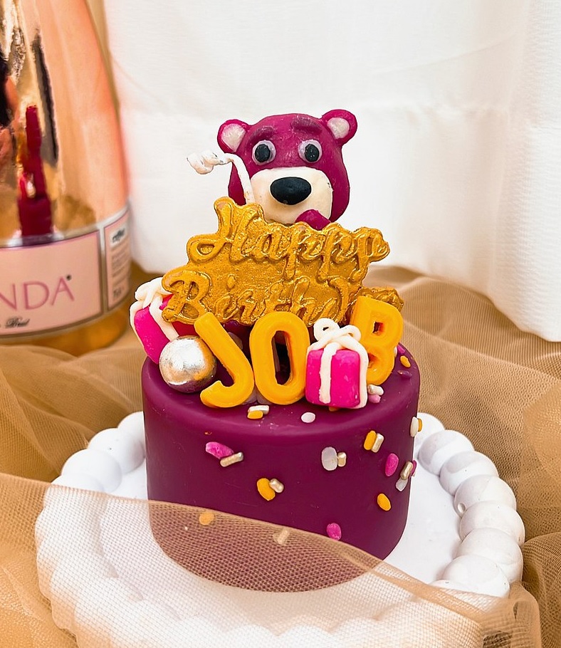 卡通蛋糕造型香氛蠟燭