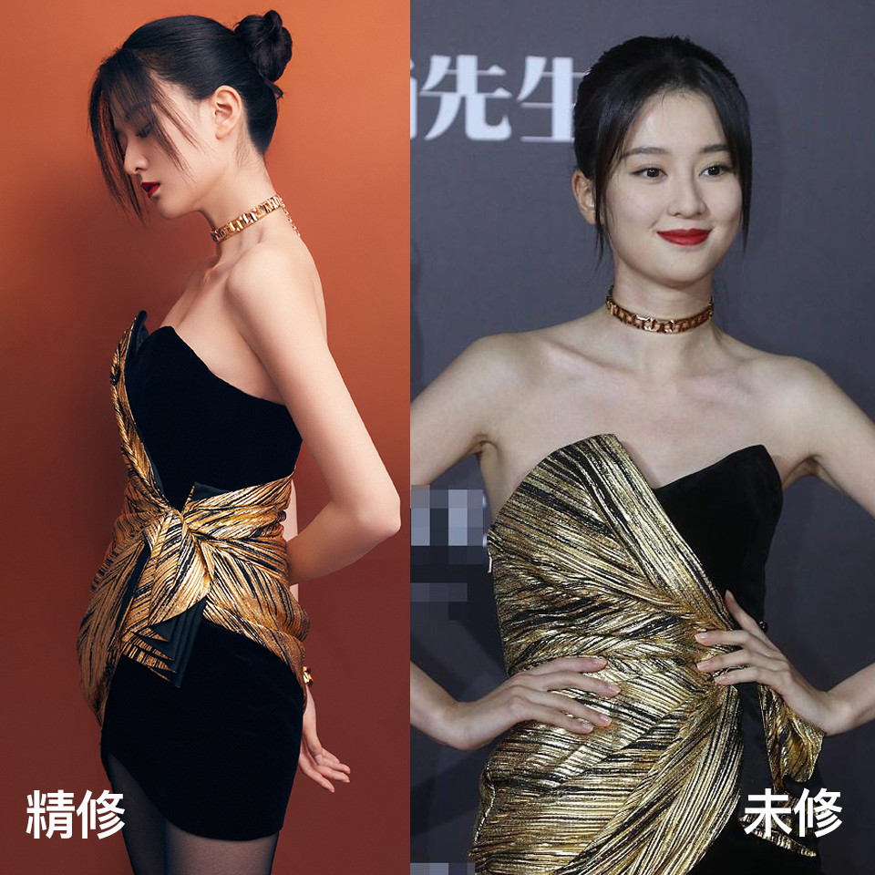 女星紅毯造型精修vs未修10：喬欣