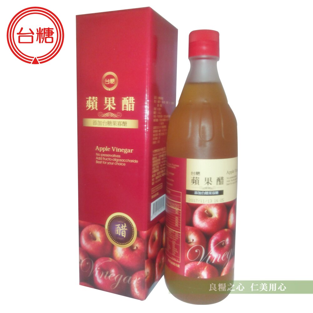 台糖 蘋果醋(600ml/瓶)