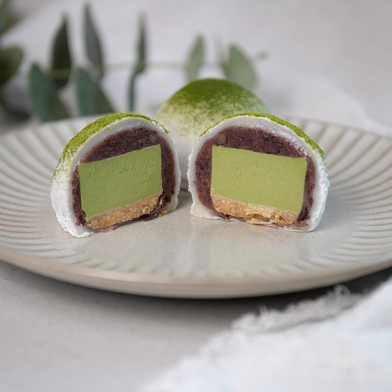 「綿密萬丹紅豆遇上日式小山園抹茶」