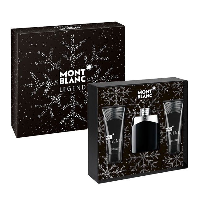 Montblanc 萬寶龍 傳奇經典男性淡香水禮盒(淡香水100ml+沐浴精100ml+鬍後乳100ml)◆傳奇經典的化身傳奇的孕育是靈感、工藝與活力的完美結合。在德國漢堡創立的萬寶龍，除了鐘錶、珠寶