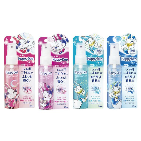 ●可愛的迪士尼瓶裝設計●清爽乾淨的花香味●長時間有效預防異味產生●有效發揮止汗作用●含有花香及天然消臭石成分產品名稱：迪士尼爽快制汗消臭香氛噴霧-米妮/皂香品牌：Mandom產地：日本規格：80ml有