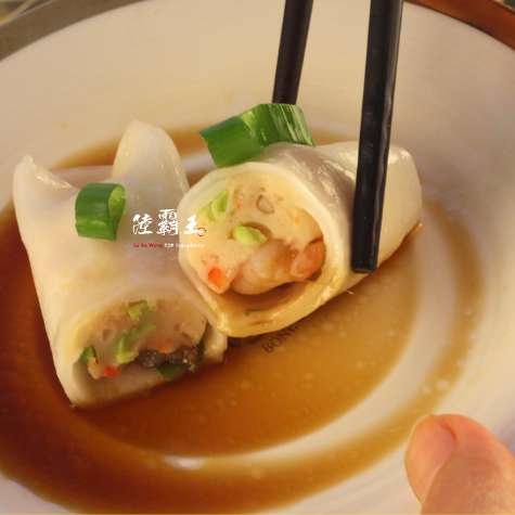 Q彈又清爽的外皮，包覆蝦仁.蔬菜.魚漿等新鮮食材!清蒸即可美味上桌~