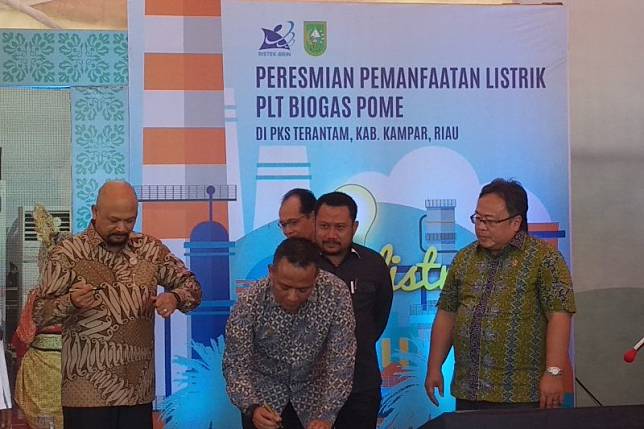 Menristek dorong PTPN V optimalkan listrik dari limbah sawit