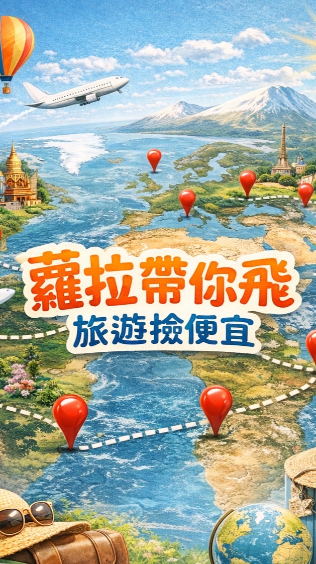 蘿拉帶你飛 旅遊撿便宜💖