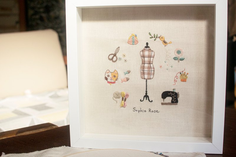 一起在六個小時內，完成自己的刺繡代表作！ ＊你可以學至少6各刺繡基本技法