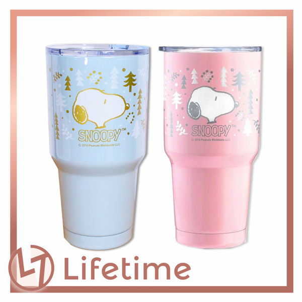 〖LifeTime〗﹝史努比陶瓷冰霸杯900ml﹞正版保冷杯 保溫瓶 內層陶瓷真空 SNOOPY B05126