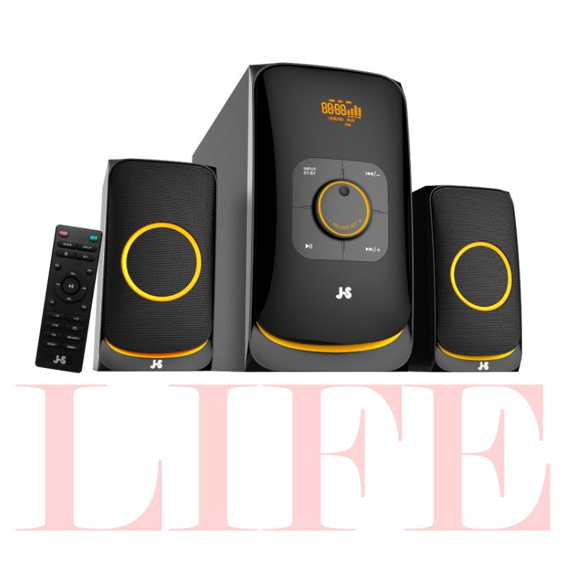 JS 淇譽 JY3070 全木質 2.1 藍牙 無線 三件式喇叭【生活資訊百貨】