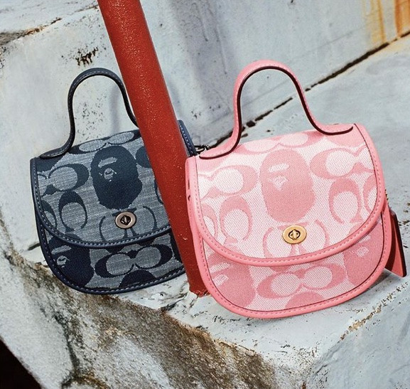 BAPE X COACH MINI TOP HANDLE SADDLE，NT.16800