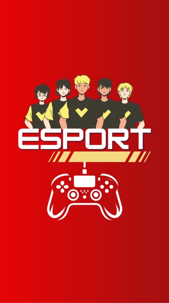 eSports สีแดง