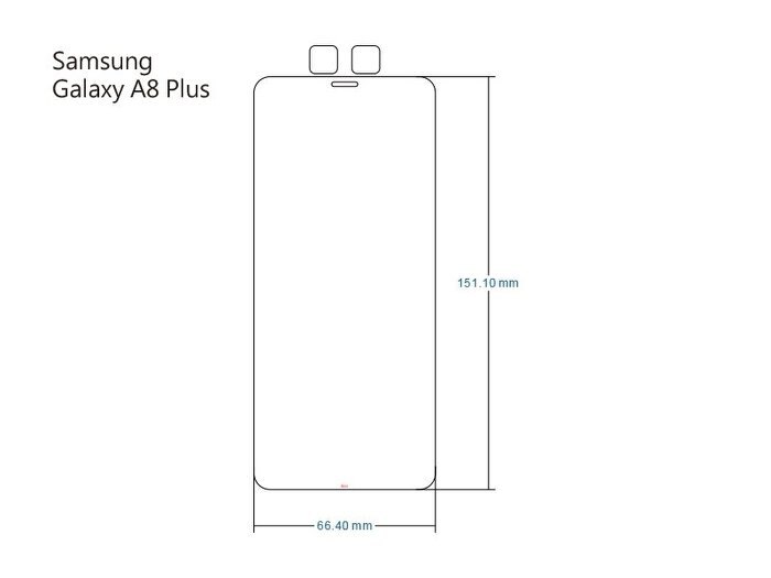 【iMos】3SAS系列保護貼 Samsung Galaxy A8+ (2018) 6吋 超潑水、防污、抗刮