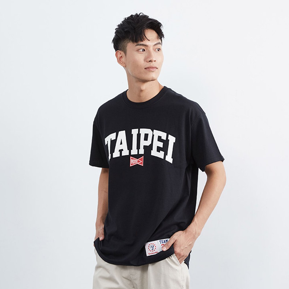 【plain-me】VOTE 聯名城市系列Tee - Taipei (白 黑 藍 紅) CRV0105