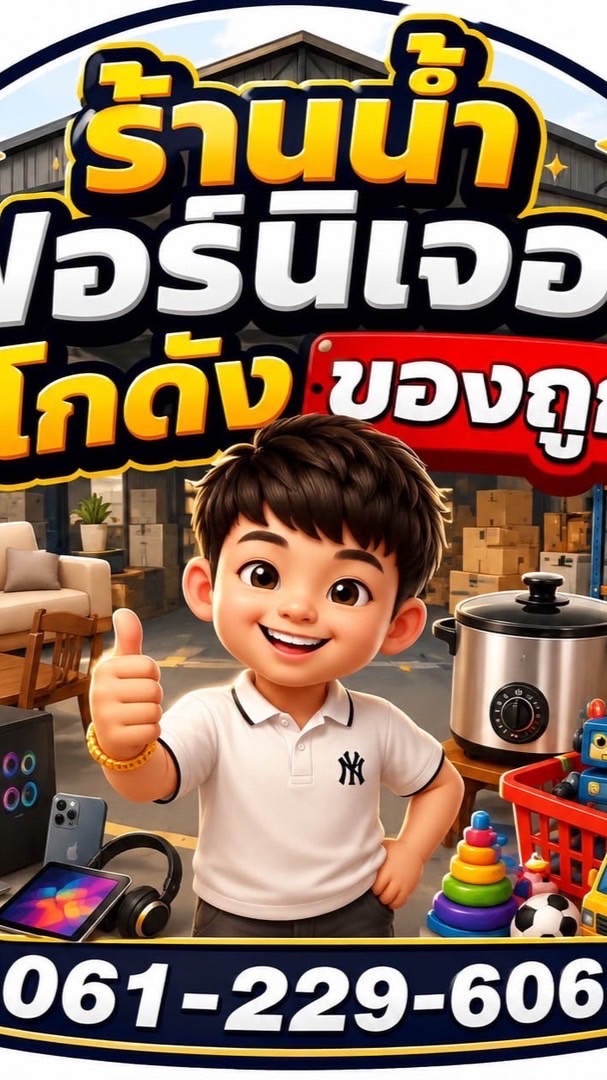 ร้านน้ำเฟอร์นิเจอร์โกดังของถูก