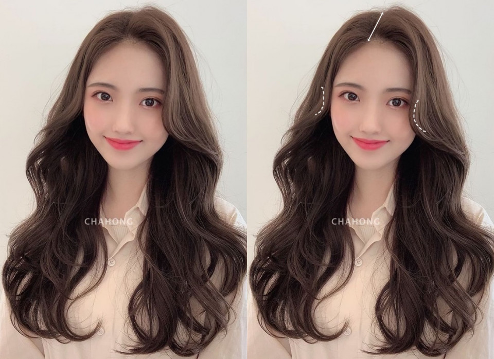 短下巴臉型適合瀏海：瀏海寬度寬、不要太稀薄