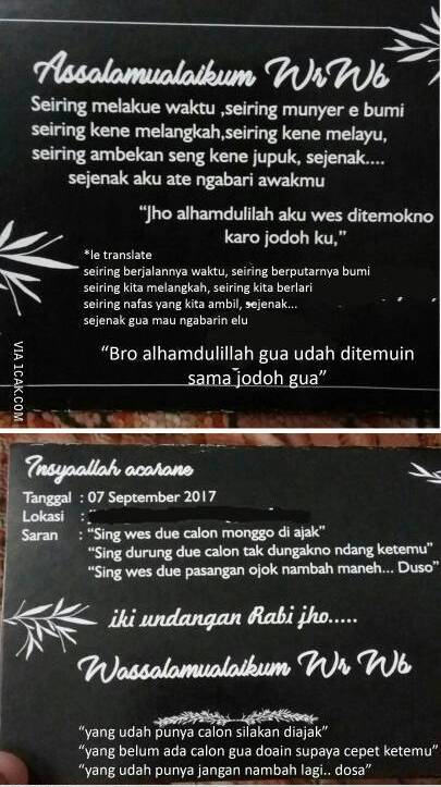 700 Koleksi Contoh Undangan Nikah Via Sosmed Terbaru