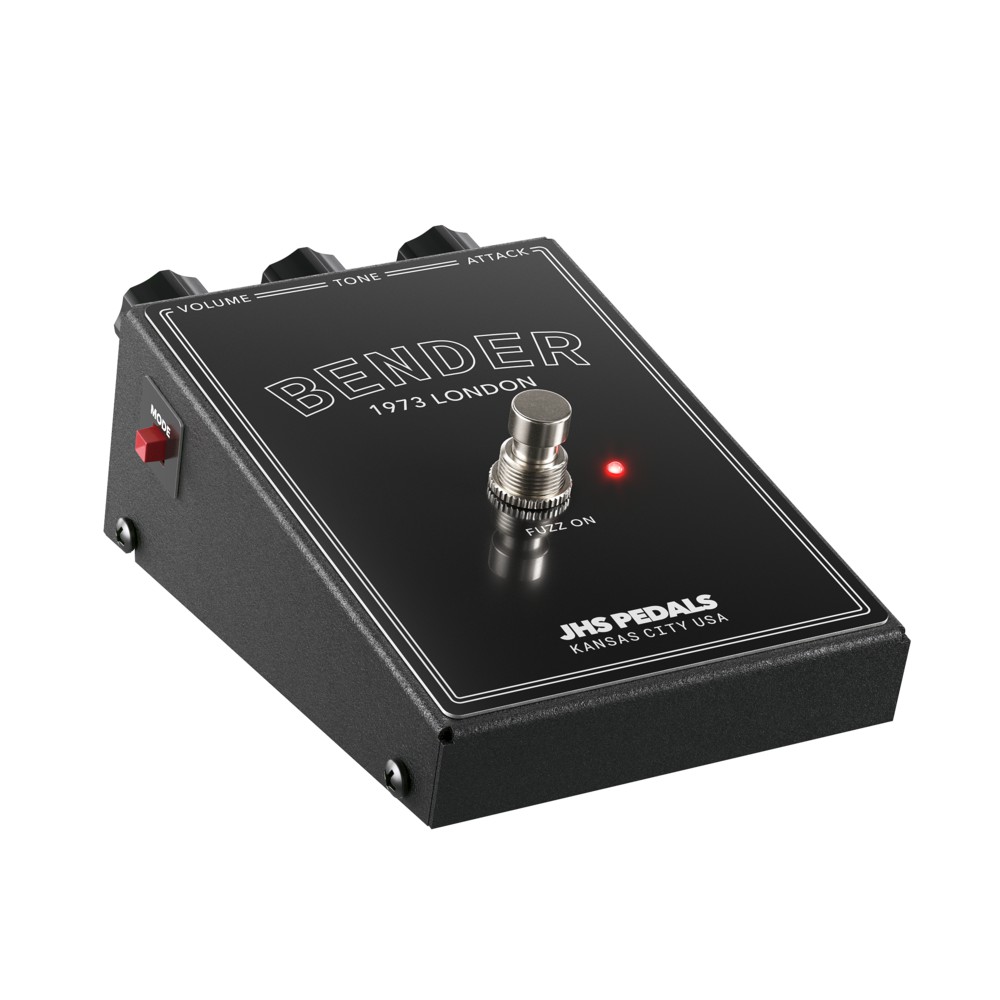 JHS pedals Bender 單顆 破音 效果器 公司貨 【宛伶樂器】BENDER1973 MKIII TONEBENDER* REPLICA5.68 X 3.62 X 2.0 INCHES, 