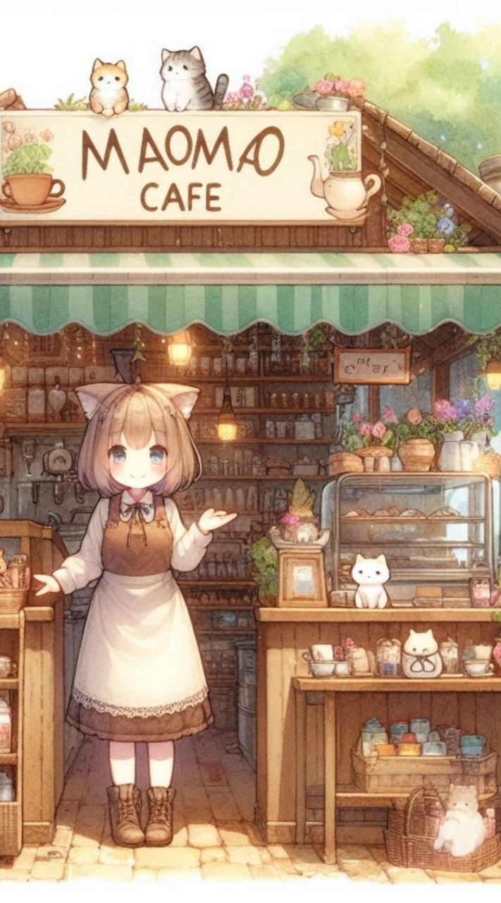 ☕笑顔とお喋りで健康カフェ☕     ～猫猫 maomao  Cafe♬.*ﾟ～