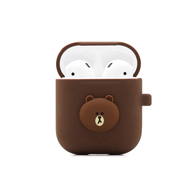 GARMMA LINE FRIENDS AirPods 藍芽耳機盒保護套 熊大