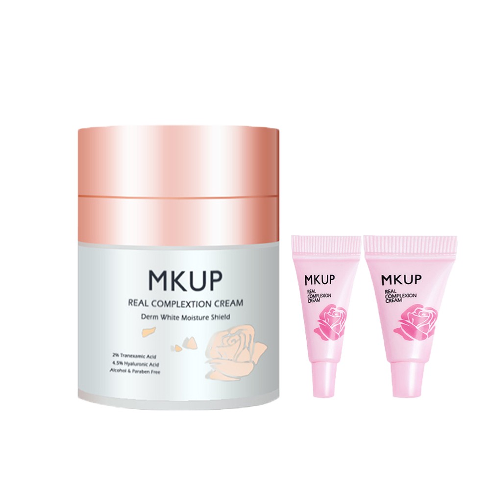 【買大送二】MKUP 美咖 豪華素顏霜50MLx1贈迷你版3MLx2｜MKUP美咖官方旗艦館