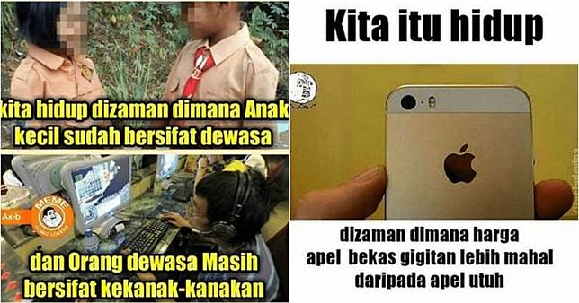 10 Meme Kocak 'Kita Hidup di Zaman' Ini Nyindir Banget, Makjleb!