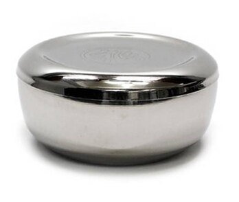 韓國原裝 附蓋小鐵碗 韓國不鏽鋼碗 不銹鋼小飯碗附蓋 韓劇餐具 湯碗 便當盒(依凡卡百貨)