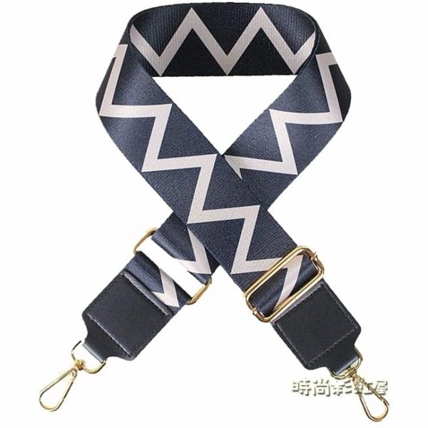 包帶配件 斜跨寬肩帶斜挎撞色Strapyou民族風寬背帶女包帶寬包帶