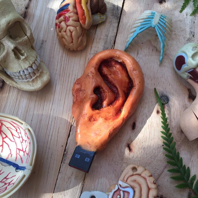 Van gogh ear USB flash drive