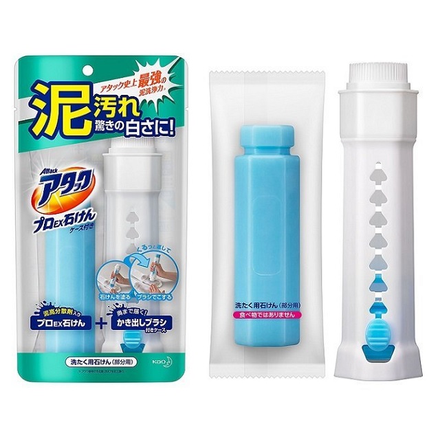 日本原裝進口 日本知名品牌-Kao花王 原產地：日本 添加分散劑，分離髒汙後讓泡沫包覆髒汙，連頑強的泥汙都可以清洗乾淨 具消臭效果，連汗味也可一併消除 不含螢光劑，淡色衣物也可以使用 清爽柑橘香氛 本