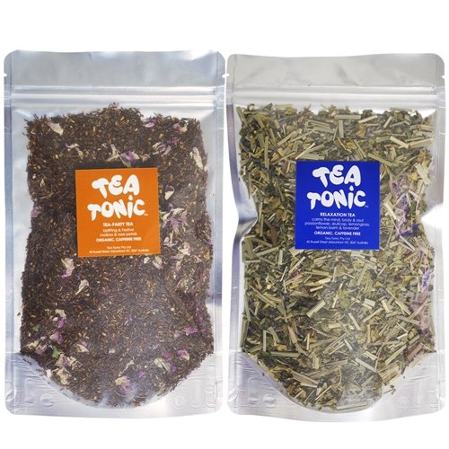 【Tea Tonic澳洲花草茶】放鬆寧靜&玫瑰花瓣&國寶花草茶-無咖啡因(60gx2)