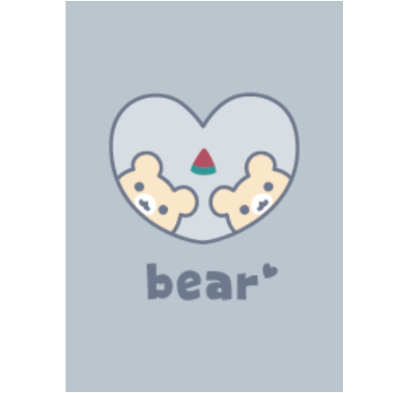 Bear Watermelon [Dullness Blue]