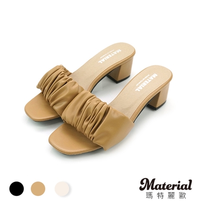 Material瑪特麗歐 MIT跟鞋 一字雲朵方頭跟鞋 T3583@#@ Material瑪特麗歐 MIT跟鞋 一字雲朵方頭跟鞋 T 3583