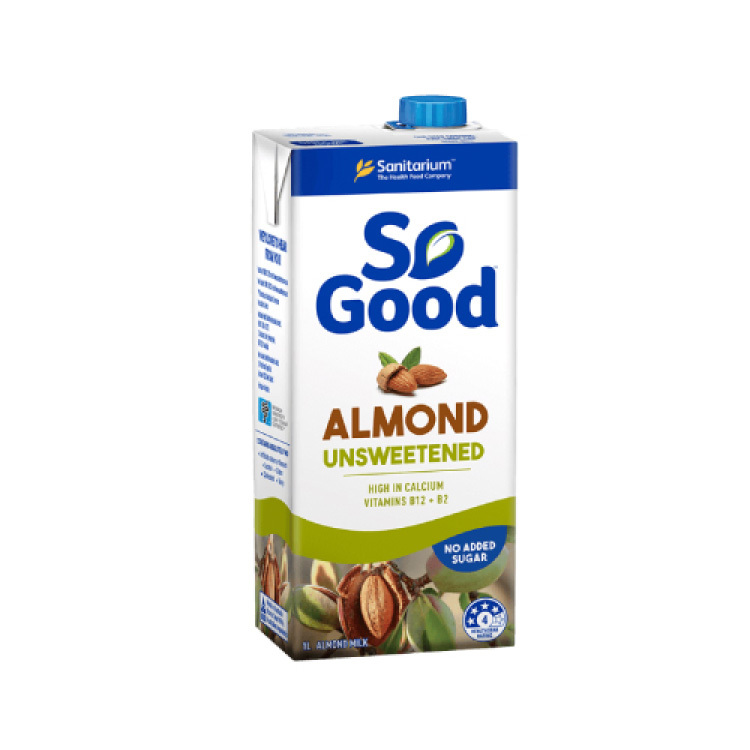 澳洲SO GOOD 無糖杏仁奶 12入組 (1000ml/瓶) (全素)