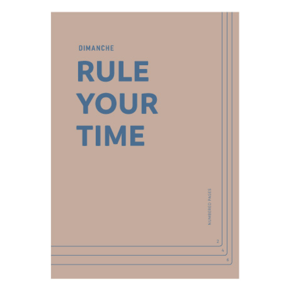 Rule Your Time 頁碼筆記本 v.3