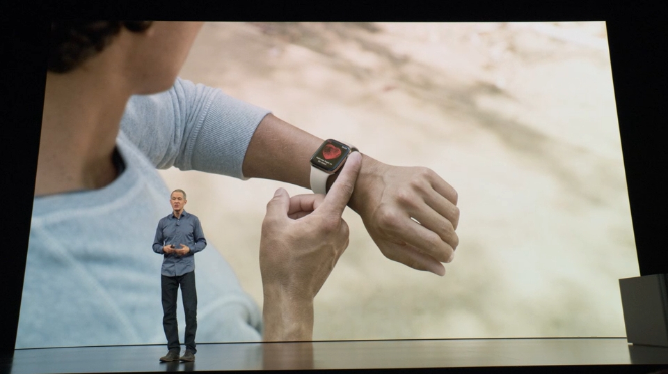 Apple Watch Series 4 發表，尺寸加大到 40mm 及 44mm，支援心電圖、跌倒偵測功能和心律監測