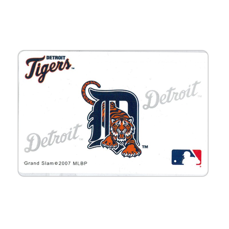 MLB 老虎防潑水卡貼(I-a12)