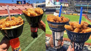 美國球場「肥宅快樂杯」 一手拿起飲料+炸雞薯條引網友驚呼：超偉大發明！
