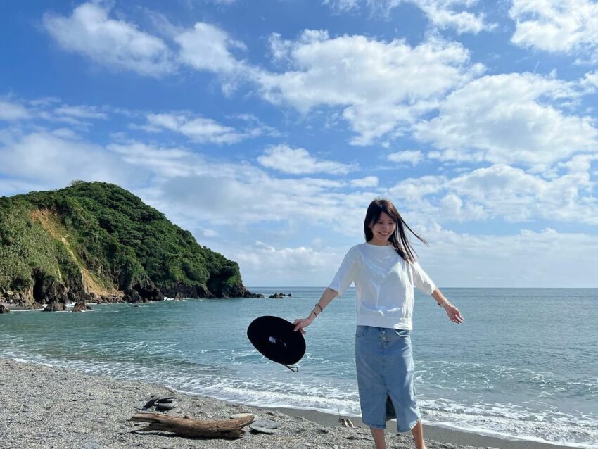 宜蘭秘境景點｜情人灣(內埤海灘) 情人灣海邊