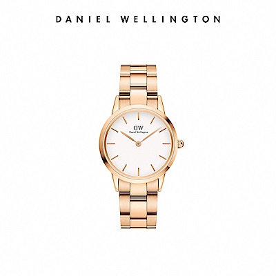 DW官方直營旗艦店 三段式金屬錶鏈 不鏽鋼精鋼（316L）材質 離子電鍍工藝打造柔和色調 型號：DW00100213