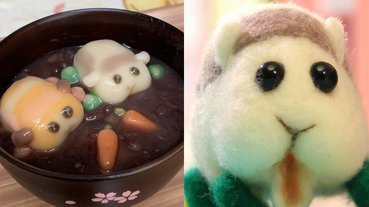 自己做 PUI PUI 才是潮！日本神人自製「天竺鼠車車」湯圓，萌到令人咬不下口！