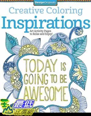 [104美國直購] 2015 美國暢銷書排行榜 Creative Coloring Inspirations