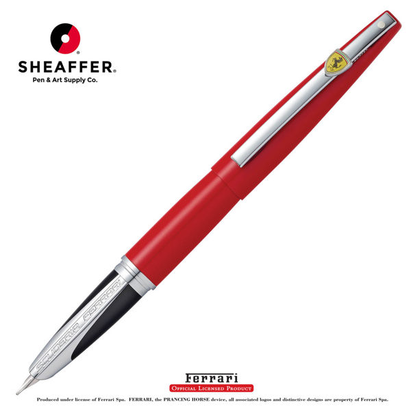 西華SHEAFFER-FERRARI TARANIS-雷神系列-亮紅原子筆-FE2951951