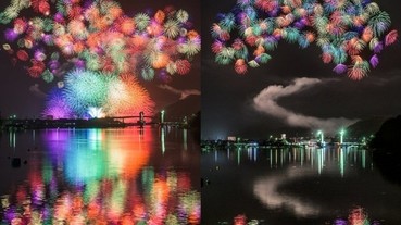 一發入魂！沒用合成和多重曝光 日本攝影師拍出絕美的煙火大會