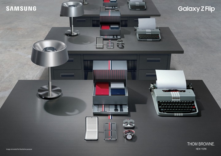打造經典時尚，三星與 Thom Browne 合作推出 Galaxy Z Flip 限量聯名款