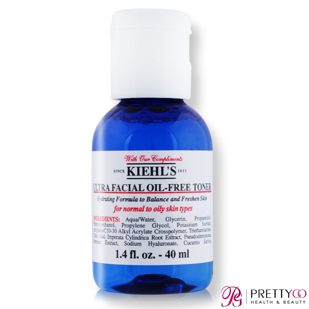 ◆公司貨 ◆網路優惠價 ◆熱銷商品 中文品名：KIEHL'S 契爾氏 冰河保濕無油清爽化妝水(40ml)-公司貨 規格：40ml ◆使用方法：一般使用方法。 ◆保存方法：請置於陰涼處，請勿直接陽光照射