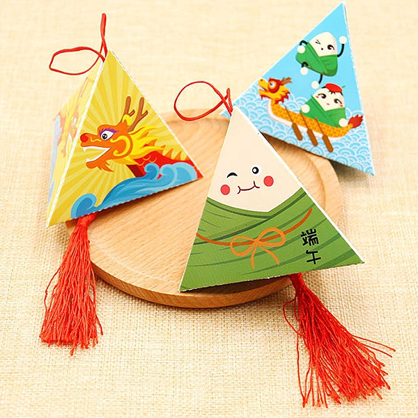 【BlueCat】兒童手作DIY塗鴉粽子掛飾材料包 端午節