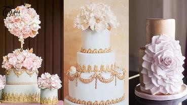 生日X結婚蛋糕靈感~「花朵蛋糕」唯美的造型，讓人捨不得吃~少女心要噴發了！