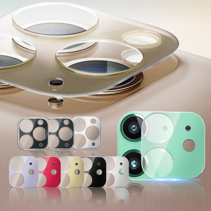 膜帝斯iPHONE 11 3D防爆鏡頭保護貼，類鋼琴烤漆絲印材質，一體成型完整包覆保護鏡頭，特殊鍍膜，防塵網設計，防刮傷、防潑水油污，八層強化抗壓結構，更有效保護鏡頭，多種原色可搭配您的iPhone。